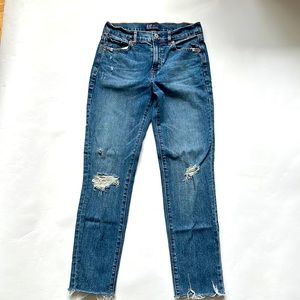 GAP Girlfriend jeans.  Size 0 or 25.  In fantastic used condition.